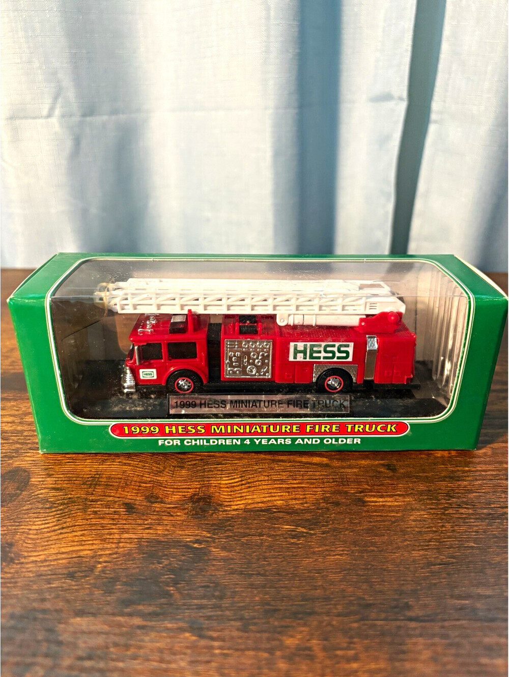 Hess 1999 Miniature Fire Truck Toy Vehicle w/ Box